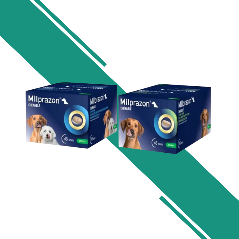 Milprazon Chewable Wormer Tablets for Dogs